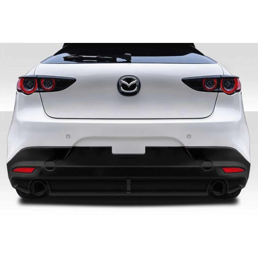2019-2025 Mazda 3 Hatchback MZA Style Rear Lip - 1 Piece - 117795