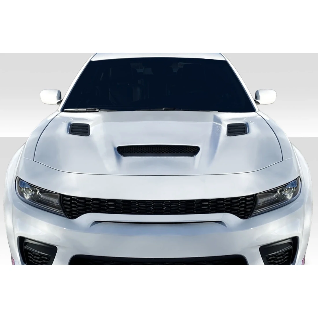2015-2023 Dodge Charger Hellcat Redeye Look Hood - 2 Pieces - 117797