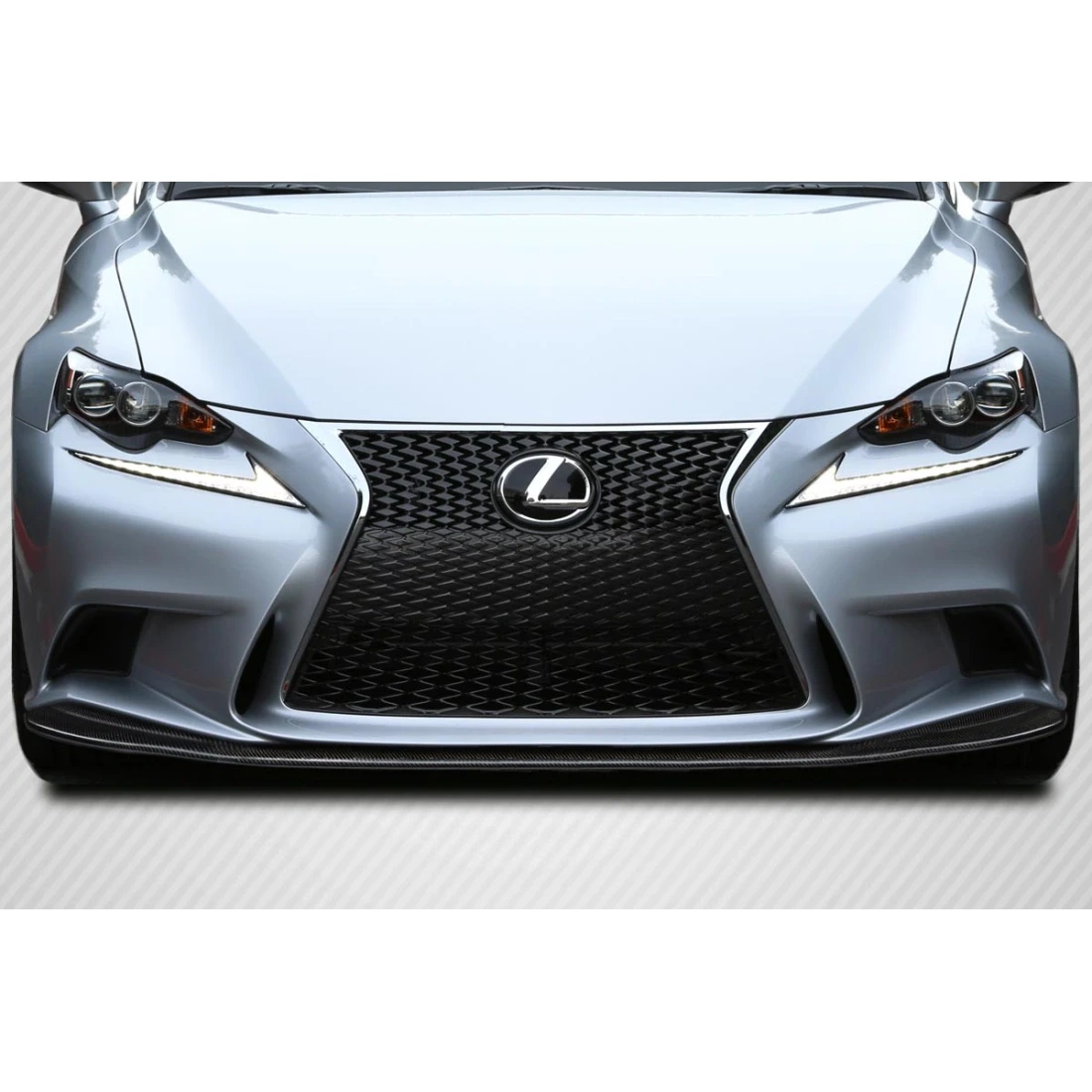 2014-2020 Lexus IS Series IS250 IS350 Hyper Front Lip Spoiler Air Dam - 1 Piece - 117995