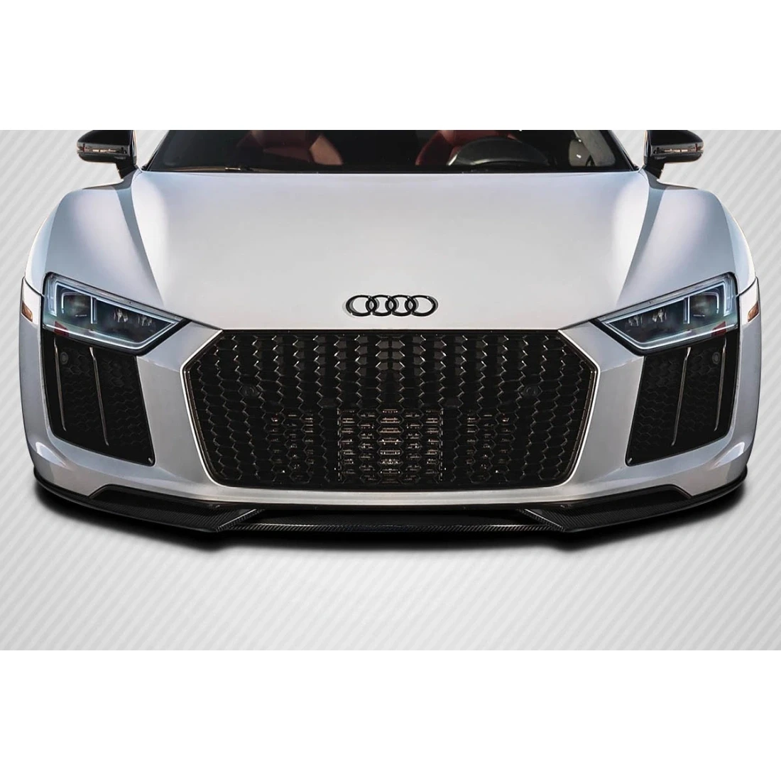 2017-2018 Audi R8 Ranger Front Lip Spoiler Air Dam - 3 Pieces - 118884