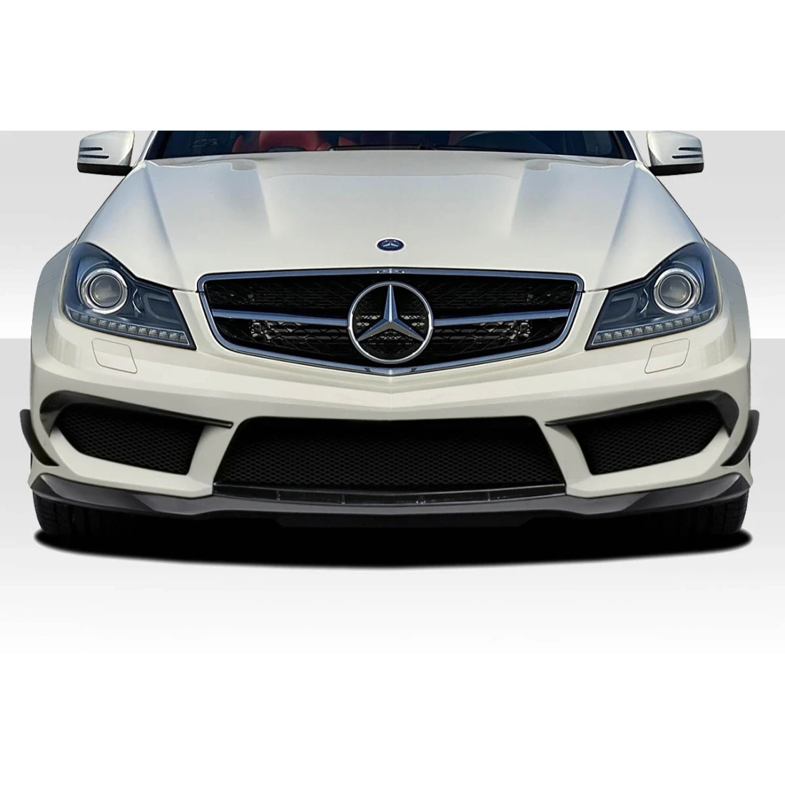 2012-2014 Mercedes C63 W204 Black Series Look Front Bumper - 1 Piece - 118927