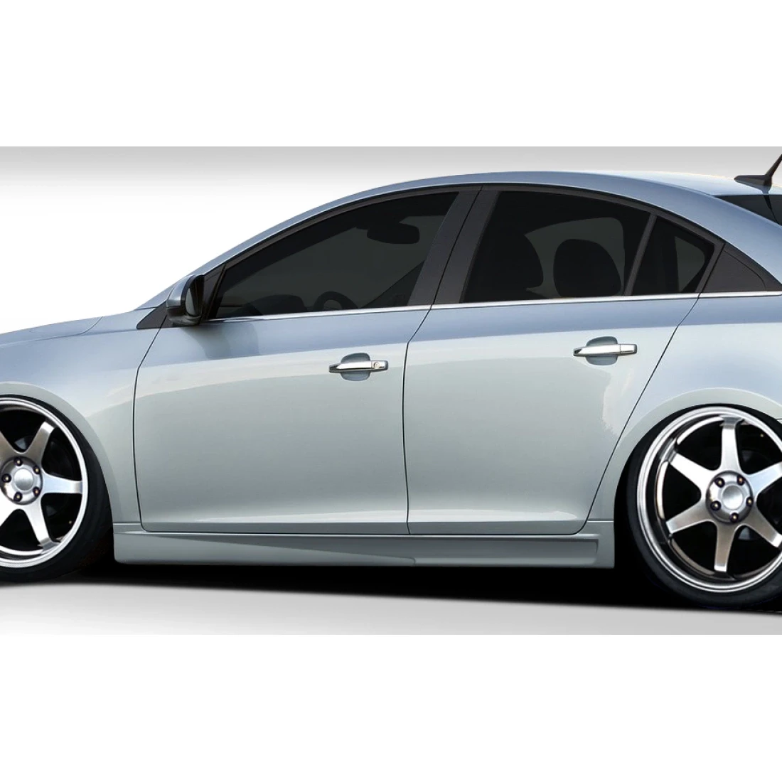 2011-2015 Chevrolet Cruze Racer Side Skirts Rocker Panels - 2 Piece - 107618