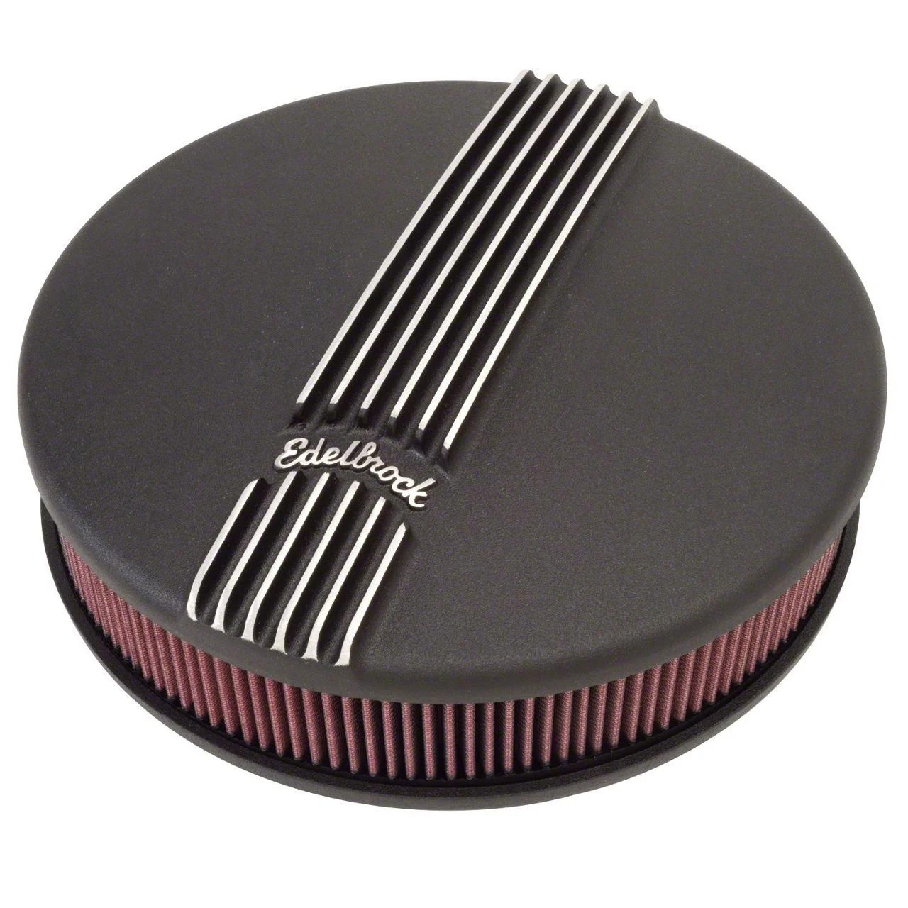 Edelbrock Classic Series Round Air Cleaner; Black