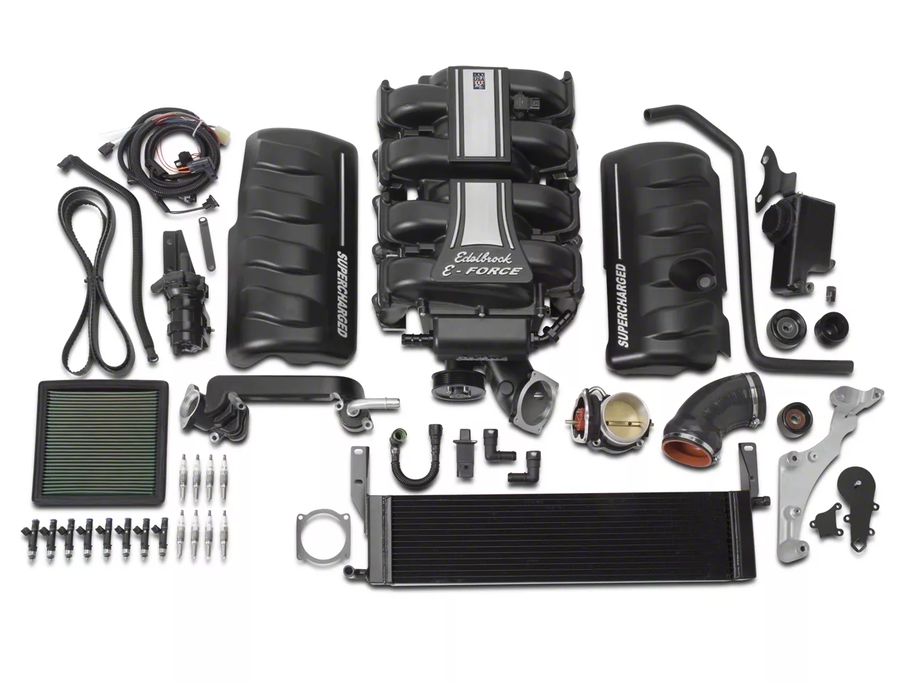 Edelbrock Superchargers E-Force Stage 1 Street Supercharger Kit without Tuner (05-09 Mustang GT)