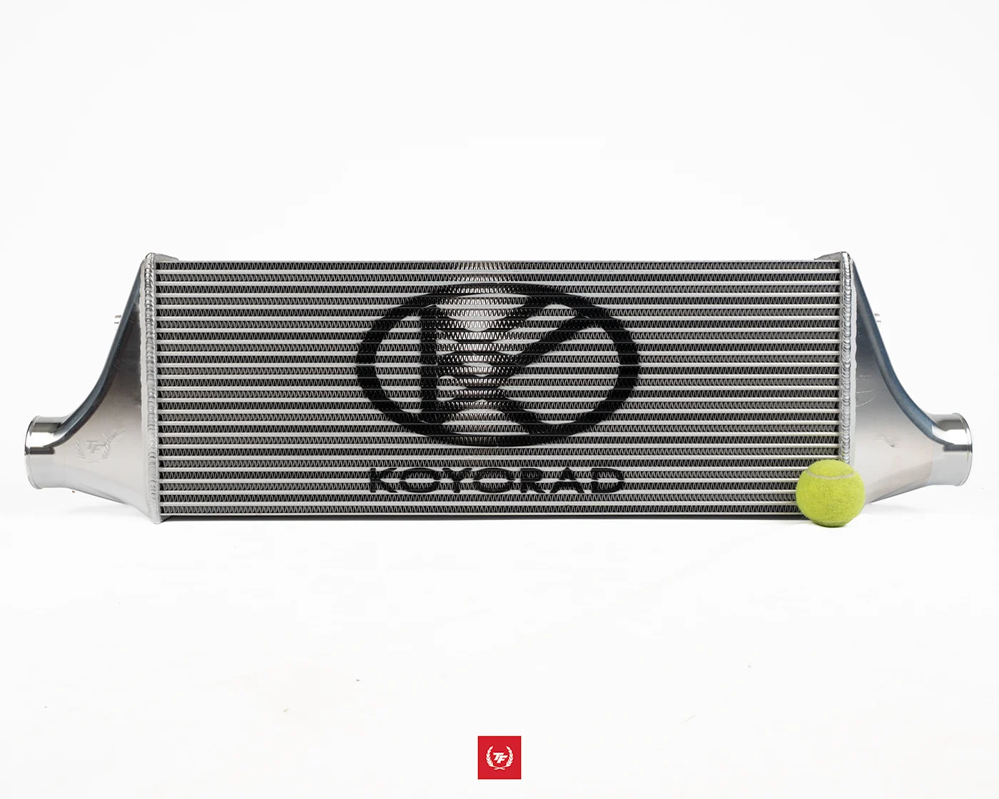 Koyo 28x10x4 Intercooler with TF-Works Billet Aluminum End Tanks - 1000hp