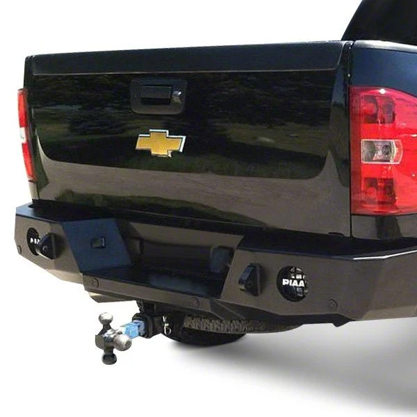 Expedition One Range Max Rear Bumper; Textured Black (07-14 Silverado 3500 HD)