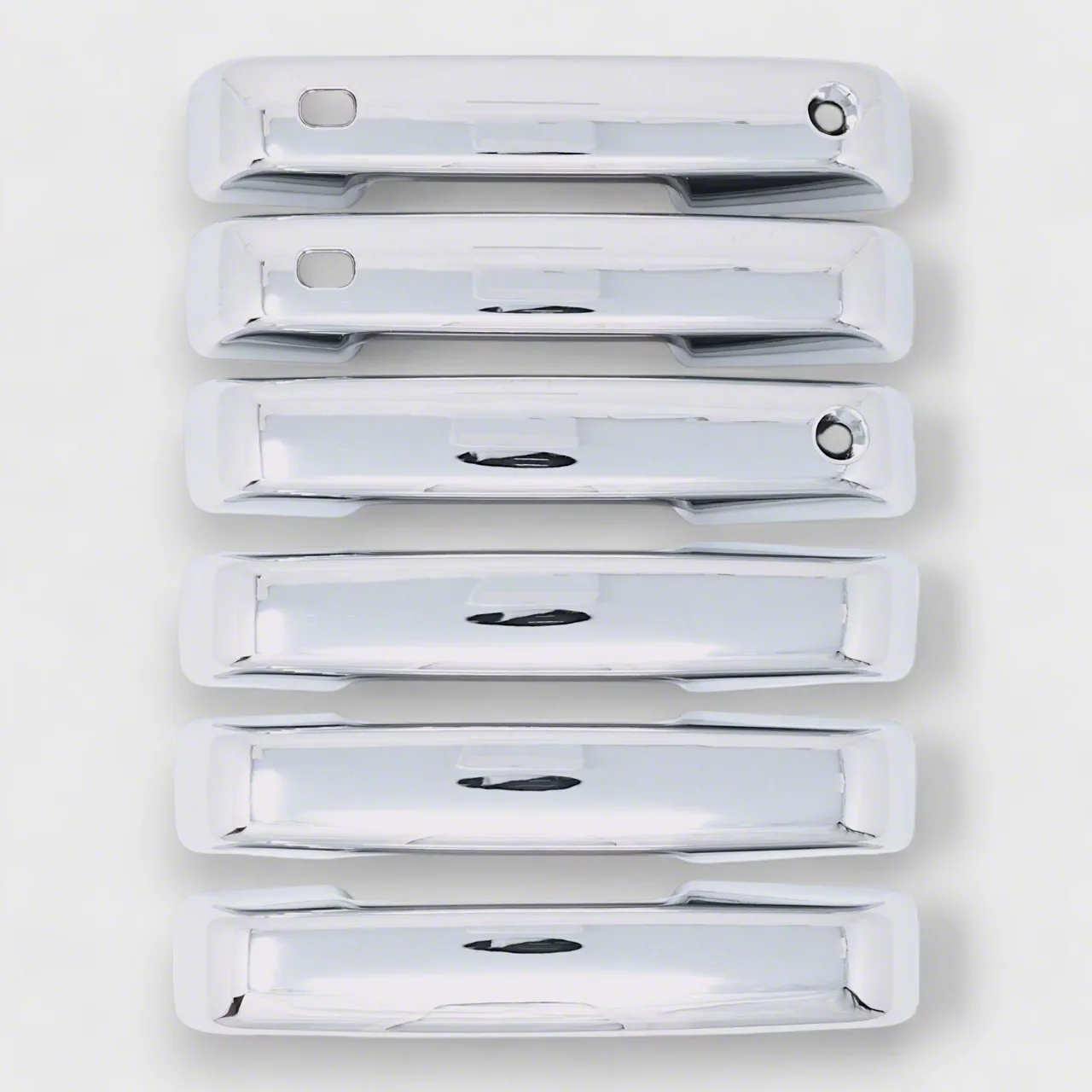 Door Handle Snap-On Covers; Chrome (21-26 F-150 SuperCrew)