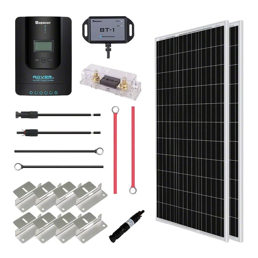 200 Watt 12V Solar Premium Kit