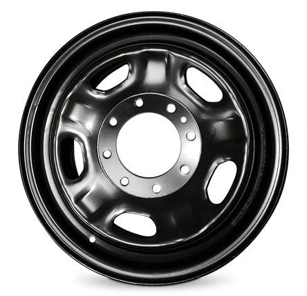 5-Slot Replica Steel Black 8-Lug Wheel; 17x7.5; 40mm Offset (17-22 F-250 Super Duty)