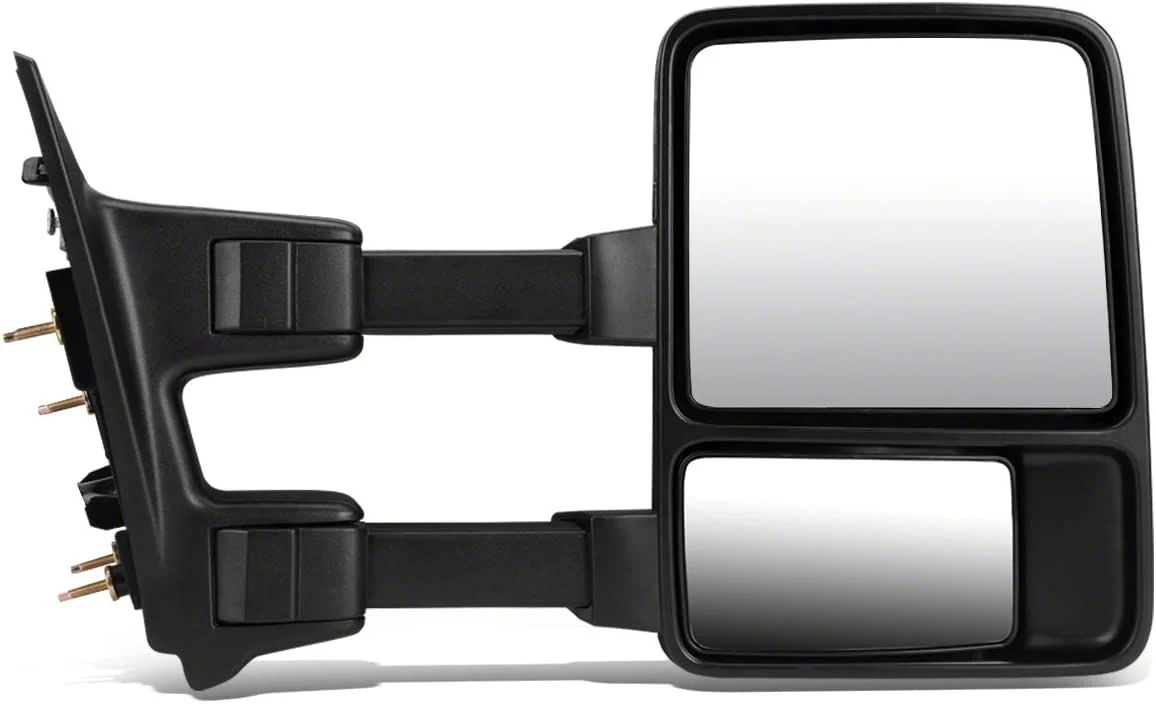 Heated Manual Towing Mirror with LED Turn Signal; Passenger Side (11-16 F-350 Super Duty)