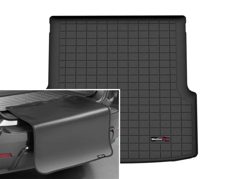 WeatherTech 2022+ BMW i4 eDRIVE40/i4 M50 Cargo Liner With Bumper Protector - Black