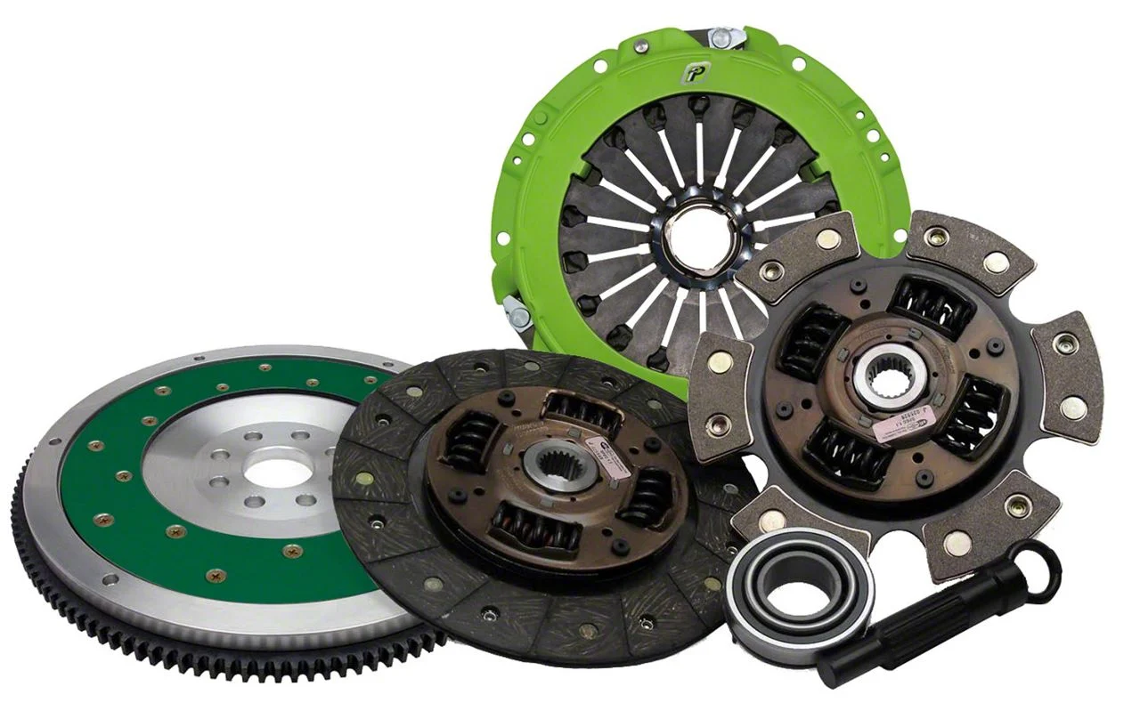 Fidanza V1 Qwik-Rev Organic Clutch Kit with 8-Bolt Flywheel; 26-Spline (05-10 Mustang GT)