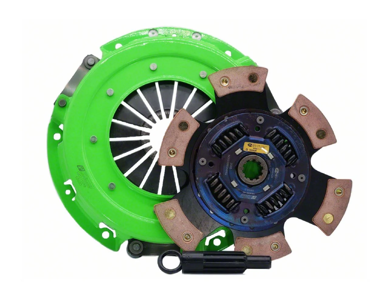 Fidanza V2 Series Single Plate Ceramic Clutch Kit; 23-Spline (11-17 Mustang GT)