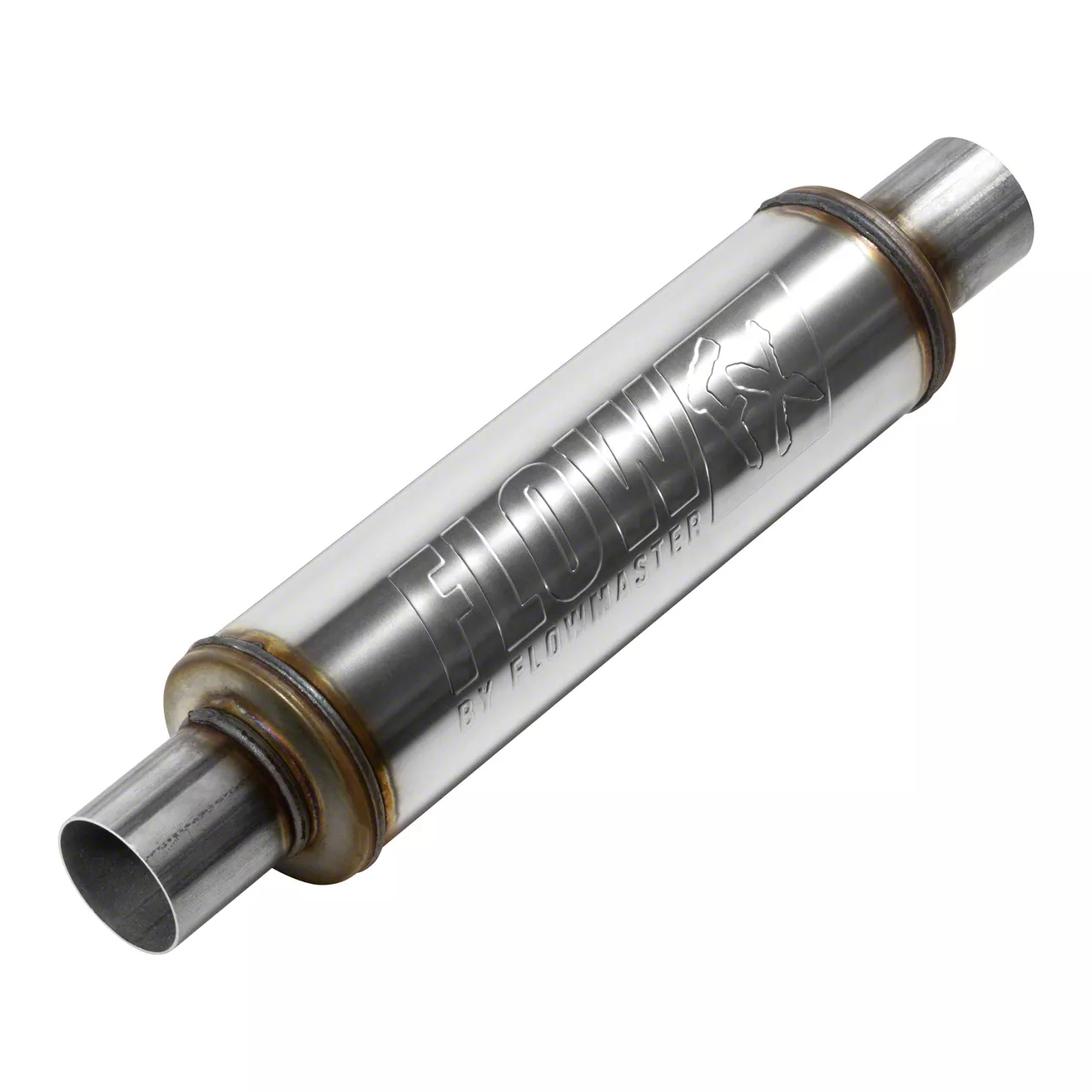 Flowmaster FlowFX Center/Center Muffler; 2.25-Inch Inlet/2.25-Inch Outlet (Universal; Some Adaptation May Be Required)