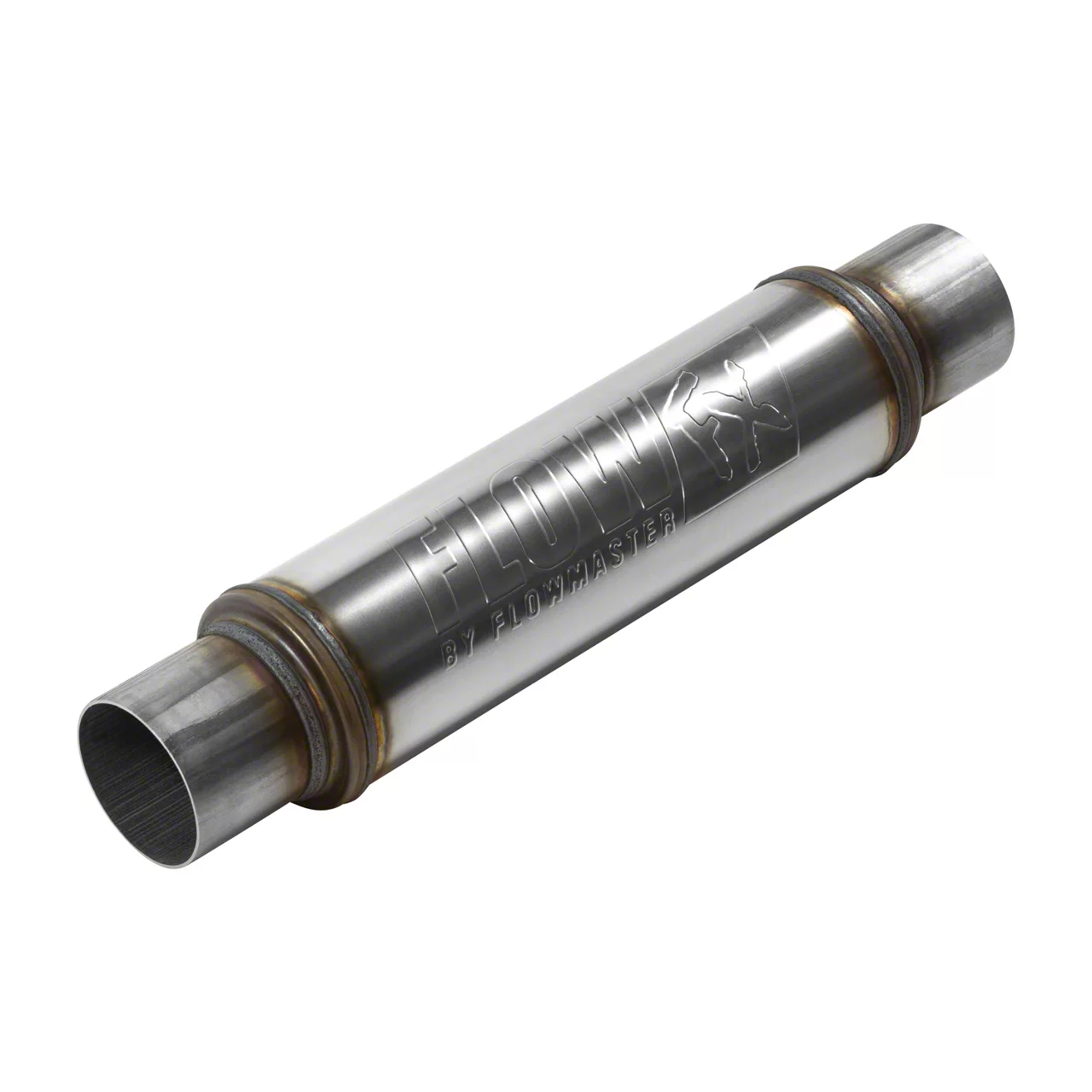 Flowmaster FlowFX Center/Center Muffler; 3-Inch Inlet/3-Inch Outlet (Universal; Some Adaptation May Be Required)
