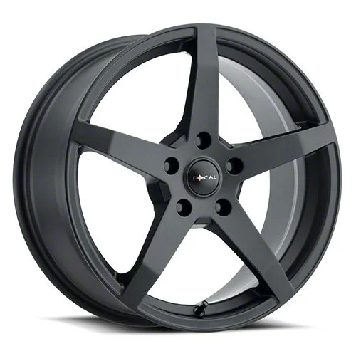 Focal F-55 Satin Black Wheel; 18x8; 15mm Offset (08-23 RWD Challenger, Excluding Widebody)