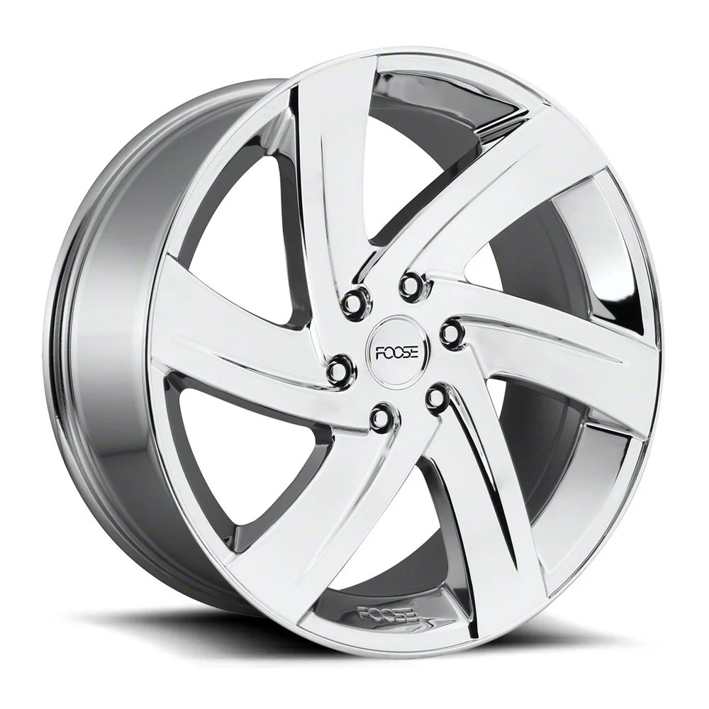 Foose Bodine Chrome 6-Lug Wheel; 22x9.5; 25mm Offset (21-26 Yukon)