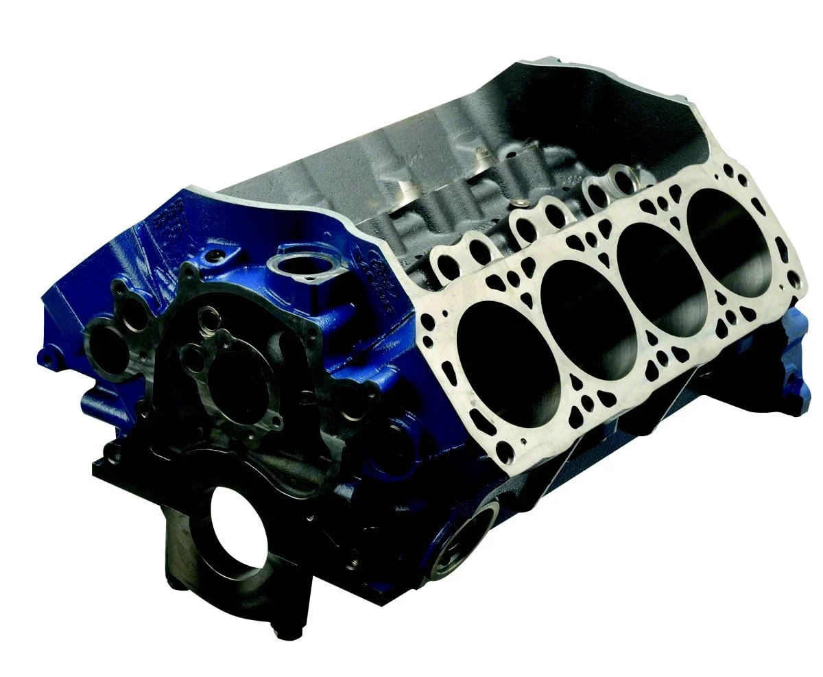 Ford Performance BOSS 351 Big Bore Engine Block; 9.50-Inch Deck