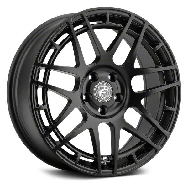 Forgestar F14C Semi Concave Satin Black Wheel; 18x8.5; 38mm Offset (05-09 Mustang GT, V6)