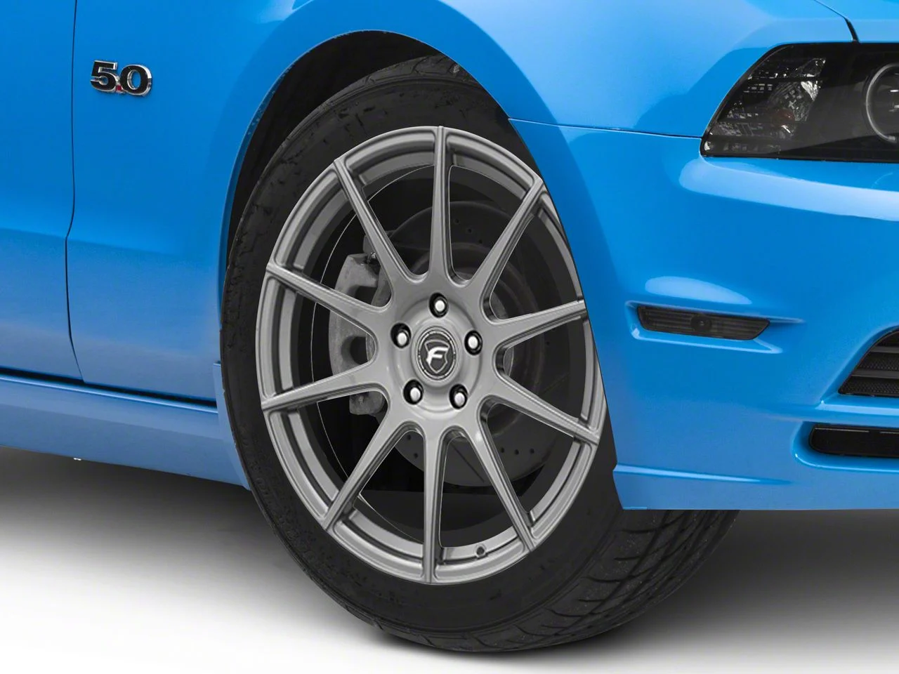 Forgestar CF10 Monoblock Gunmetal Wheel; 19x9.5; 29mm Offset (10-14 Mustang)