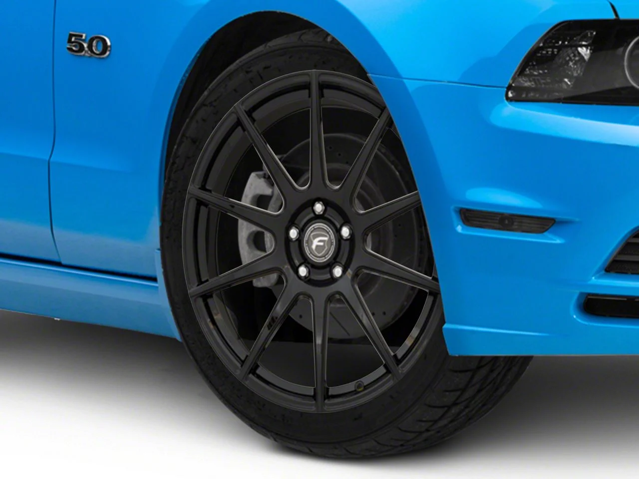 Forgestar CF10 Monoblock Piano Black Wheel; 20x9; 35mm Offset (10-14 Mustang)