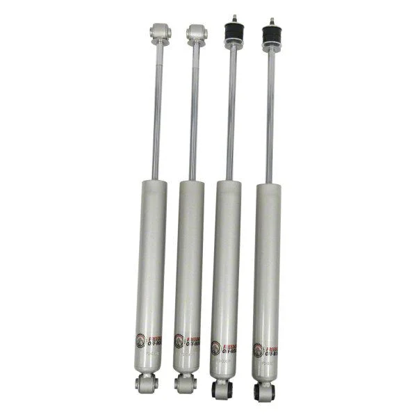 Freedom Offroad Extended Nitro Front and Rear Shocks for 1 to 3-Inch Lift (03-13 4WD RAM 2500)