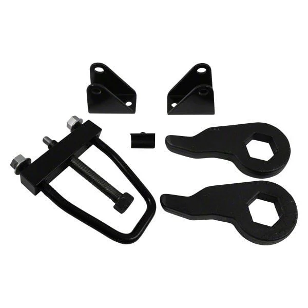 Freedom Offroad 1 to 3-Inch Front Torsion Key Leveling Kit with Install Tool and Shock Extenders (07-10 Silverado 2500 HD)