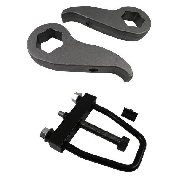 Freedom Offroad 1 to 3-Inch Front Torsion Key Leveling Kit with Install Tool (11-19 Silverado 3500 HD)