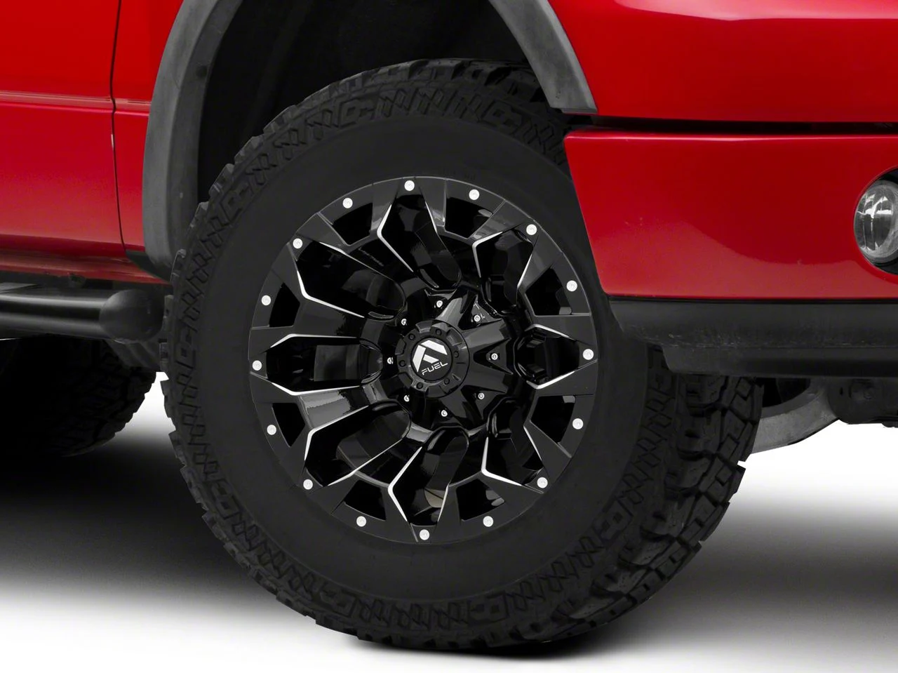 Fuel Wheels Assault Gloss Black Milled 6-Lug Wheel; 18x9; -13mm Offset (04-08 F-150)