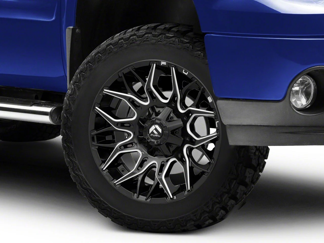 Fuel Wheels Twitch Gloss Black Milled 6-Lug Wheel; 20x9; 1mm Offset (07-13 Sierra 1500)