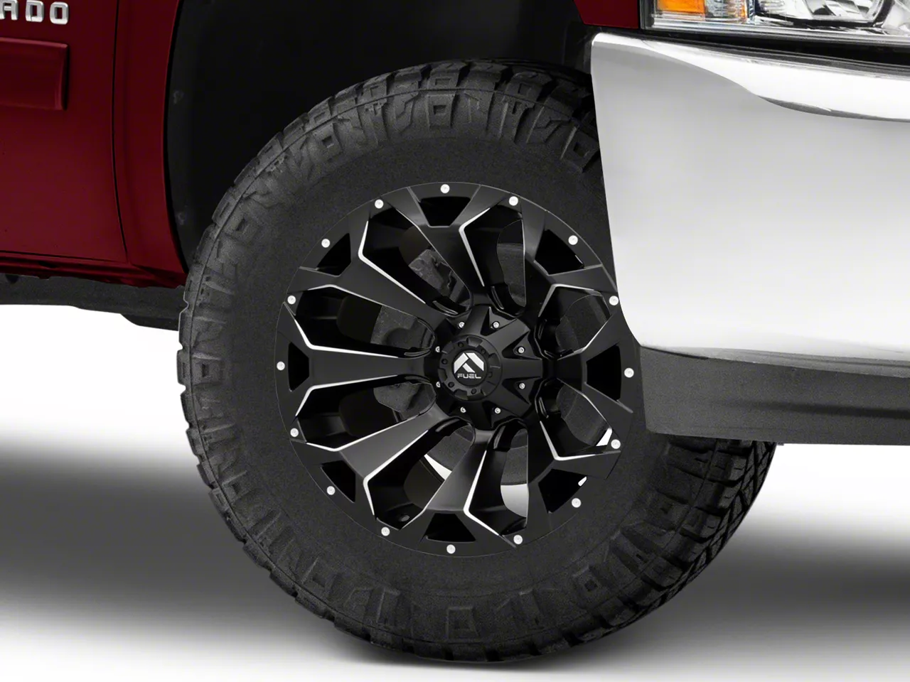 Fuel Wheels Assault Matte Black Milled 6-Lug Wheel; 18x9; -12mm Offset (07-13 Silverado 1500)