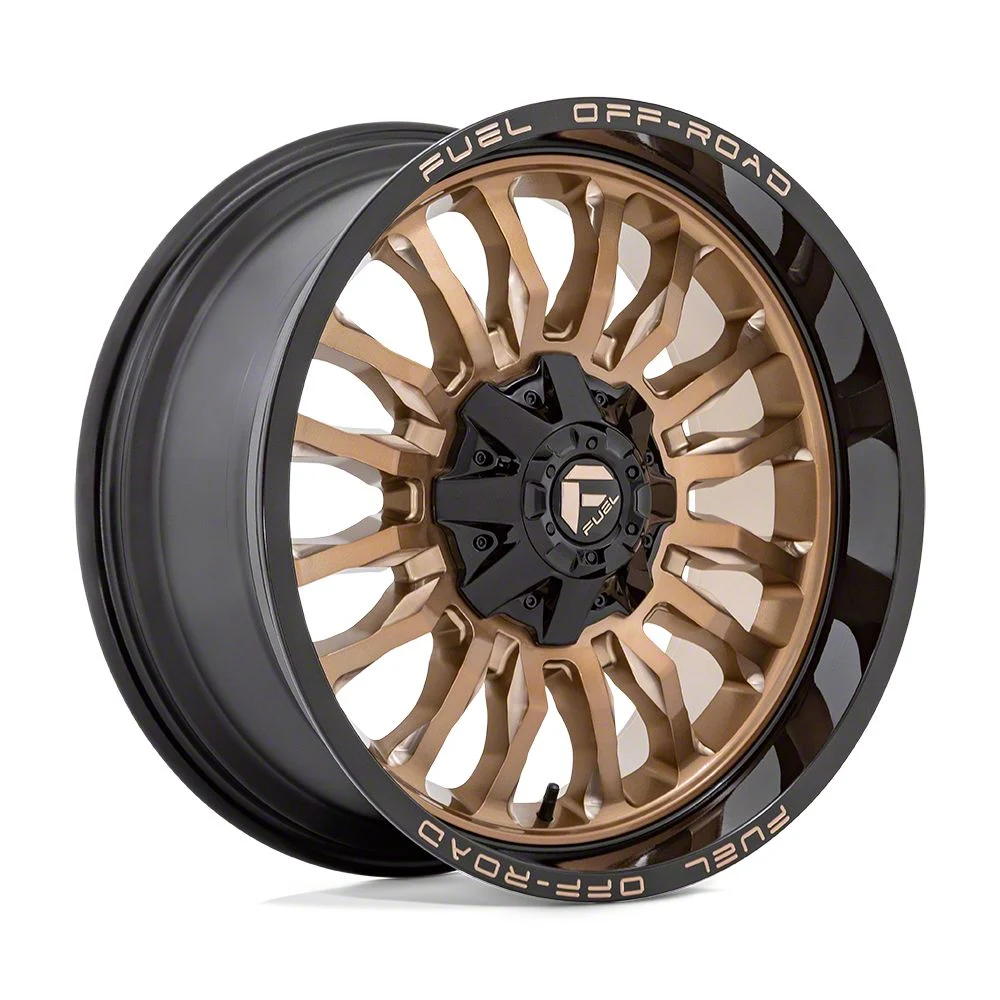 Fuel Wheels Arc Platinum Bronze with Black Lip 6-Lug Wheel; 20x9; 1mm Offset (07-14 Yukon)