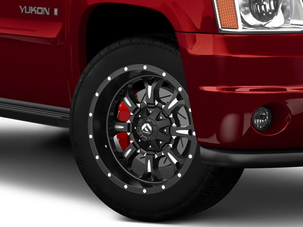 Fuel Wheels Krank Matte Black Milled 6-Lug Wheel; 20x10; -24mm Offset (07-14 Yukon)