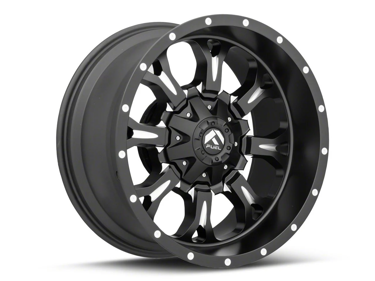 Fuel Wheels Krank Matte Black Milled 6-Lug Wheel; 20x12; -44mm Offset (07-14 Yukon)