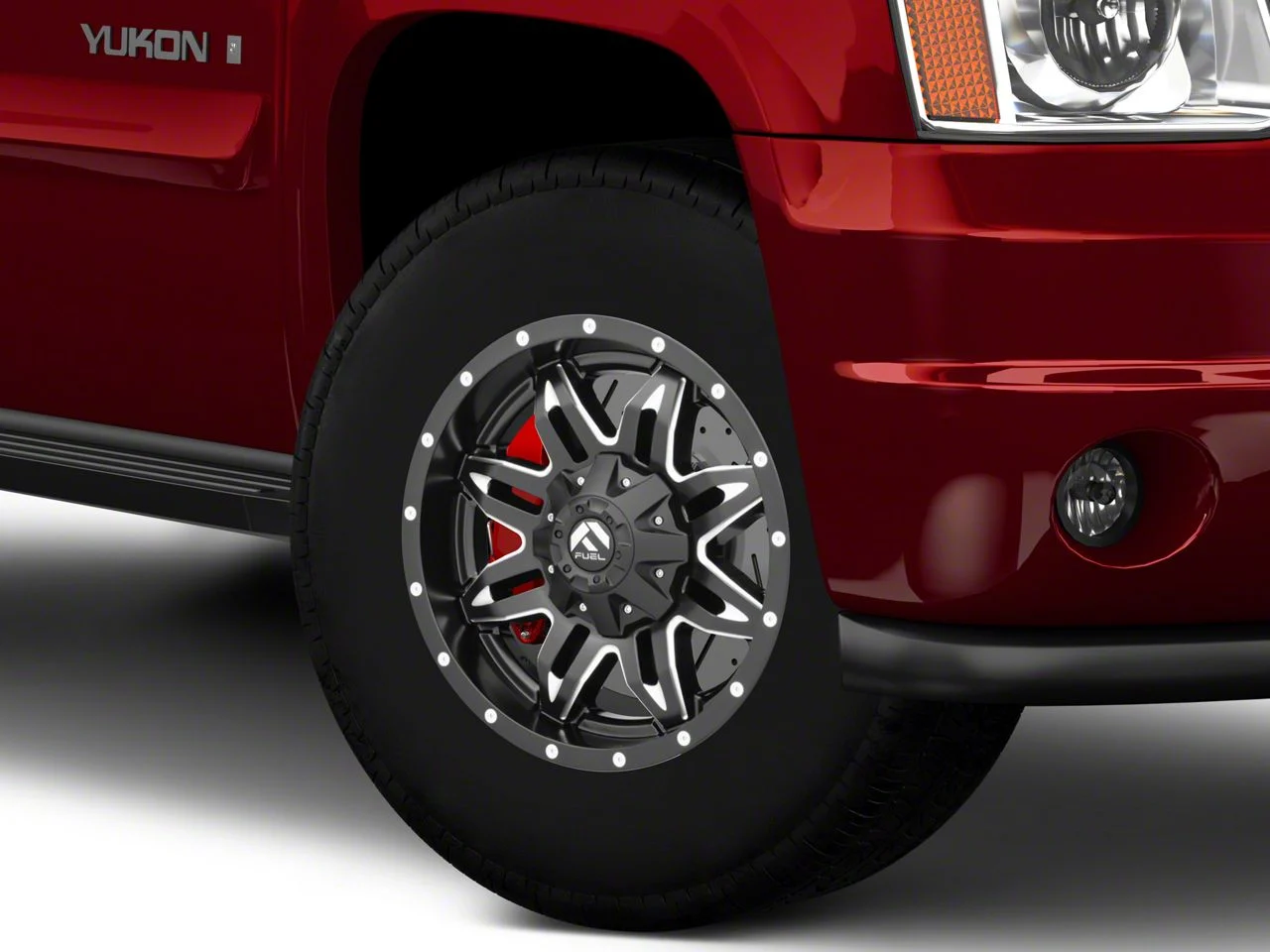 Fuel Wheels Lethal Matte Black Milled 6-Lug Wheel; 17x9; -12mm Offset (07-14 Yukon)