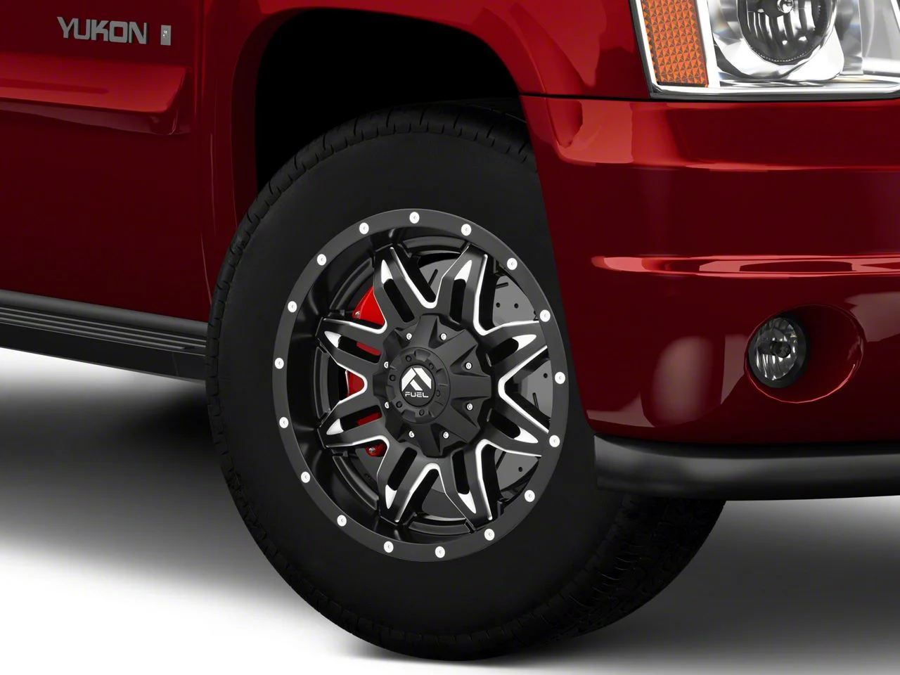 Fuel Wheels Lethal Matte Black Milled 6-Lug Wheel; 18x9; -12mm Offset (07-14 Yukon)