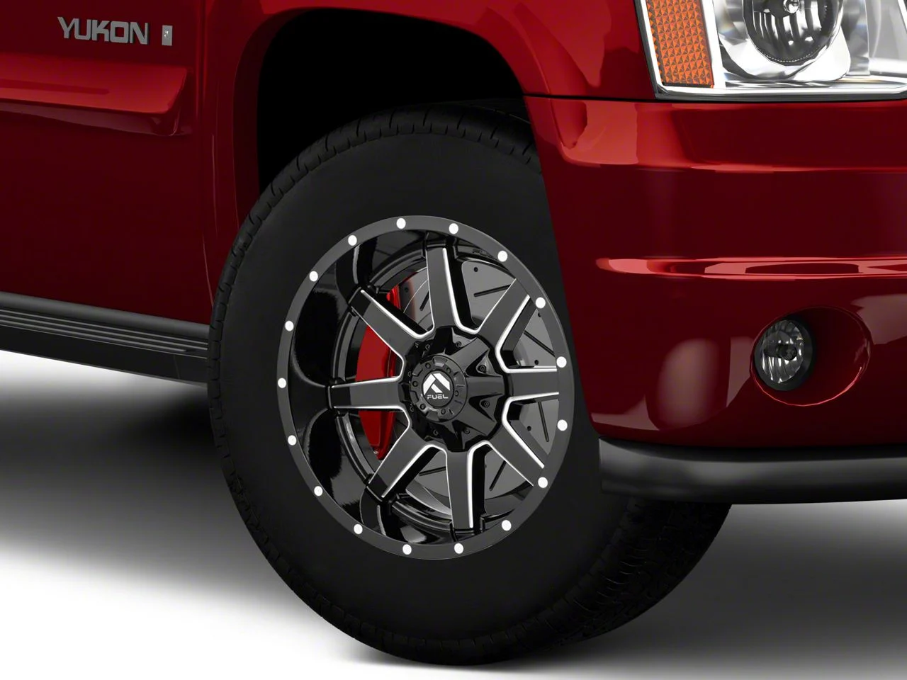 Fuel Wheels Maverick Gloss Black Milled 6-Lug Wheel; 18x9; -13mm Offset (07-14 Yukon)