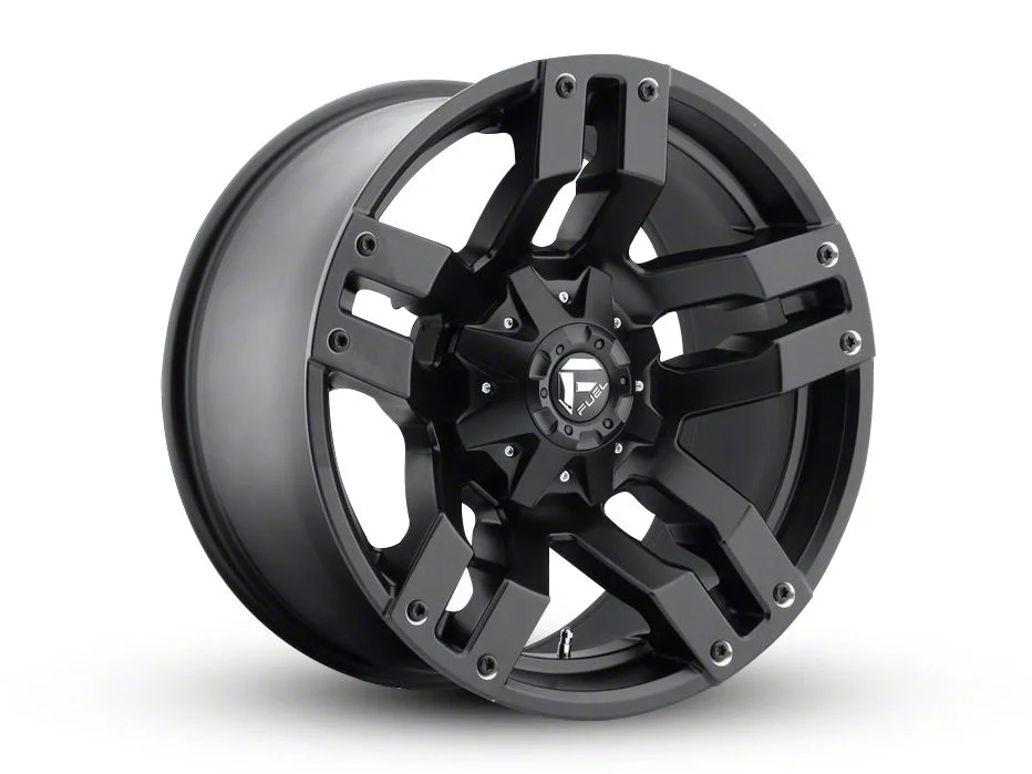 Fuel Wheels Pump Matte Black 6-Lug Wheel; 20x10; -24mm Offset (07-14 Yukon)