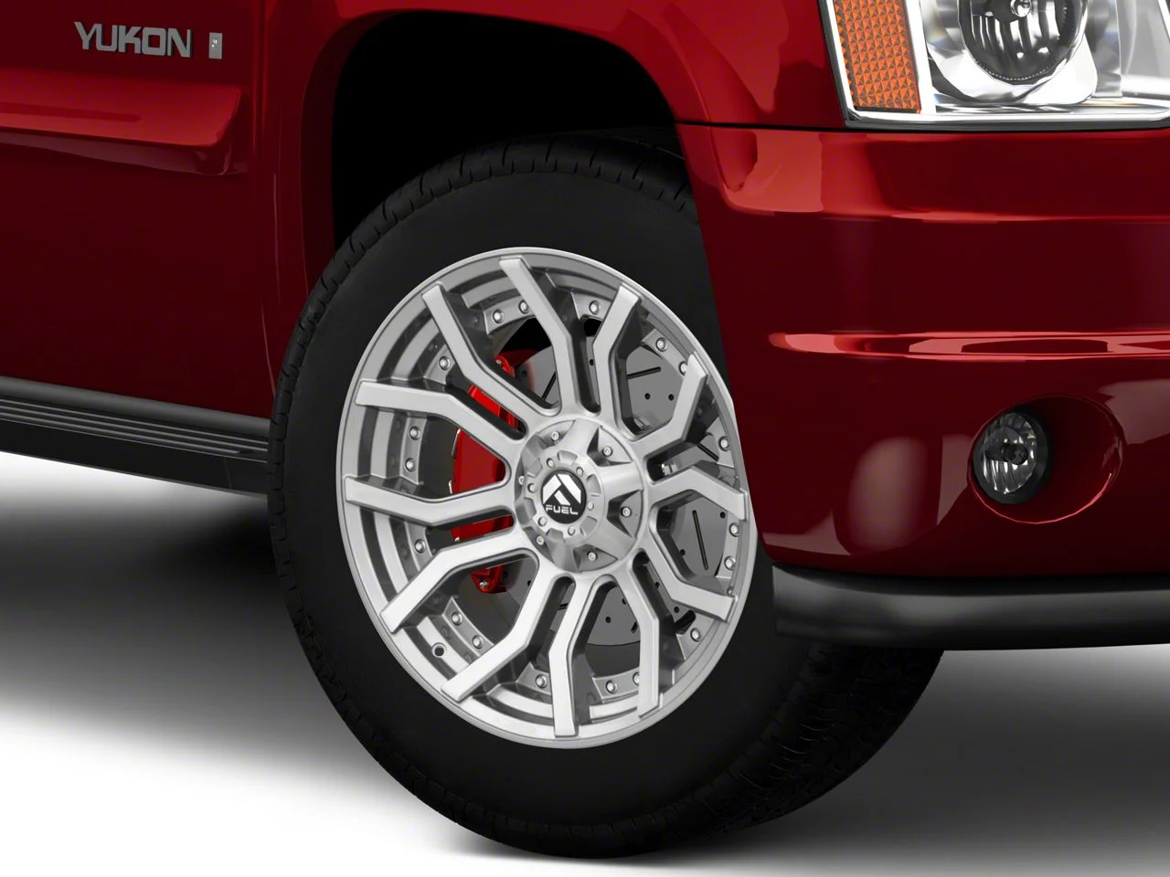 Fuel Wheels Rage Platinum Brushed Gunmetal 6-Lug Wheel; 20x10; -18mm Offset (07-14 Yukon)
