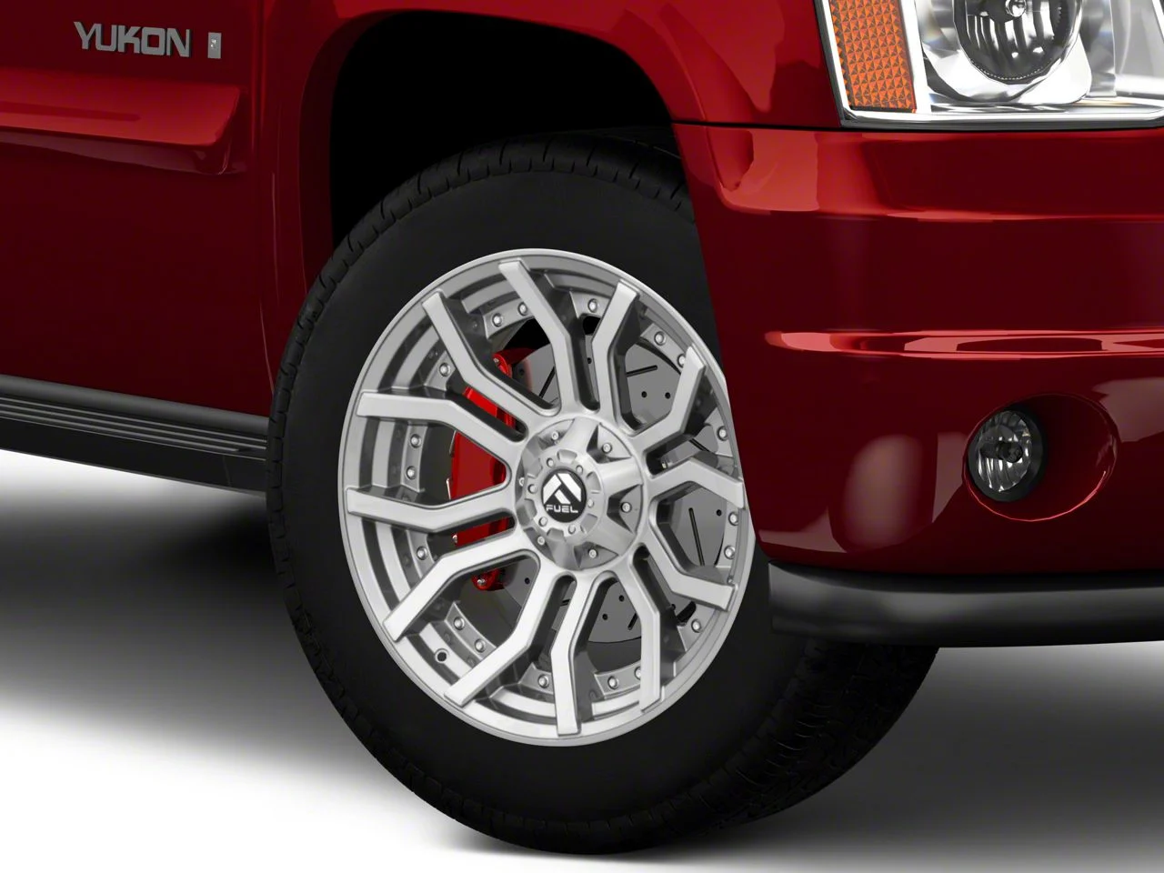 Fuel Wheels Rage Platinum Brushed Gunmetal 6-Lug Wheel; 20x9; 1mm Offset (07-14 Yukon)
