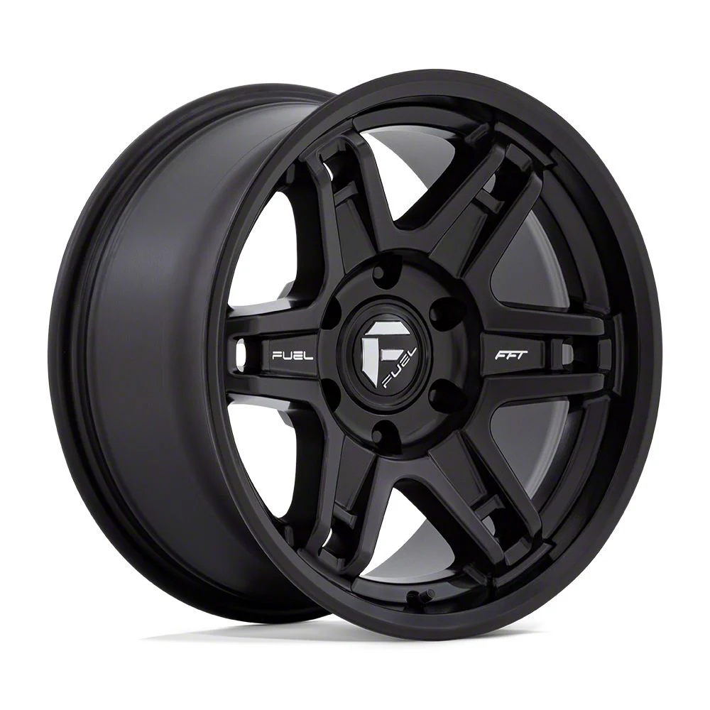 Fuel Wheels Slayer Matte Black 6-Lug Wheel; 18x8.5; 1mm Offset (07-14 Yukon)