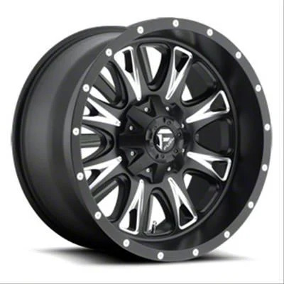 Fuel Wheels Throttle Matte Black Milled 6-Lug Wheel; 20x12; -44mm Offset (07-14 Yukon)