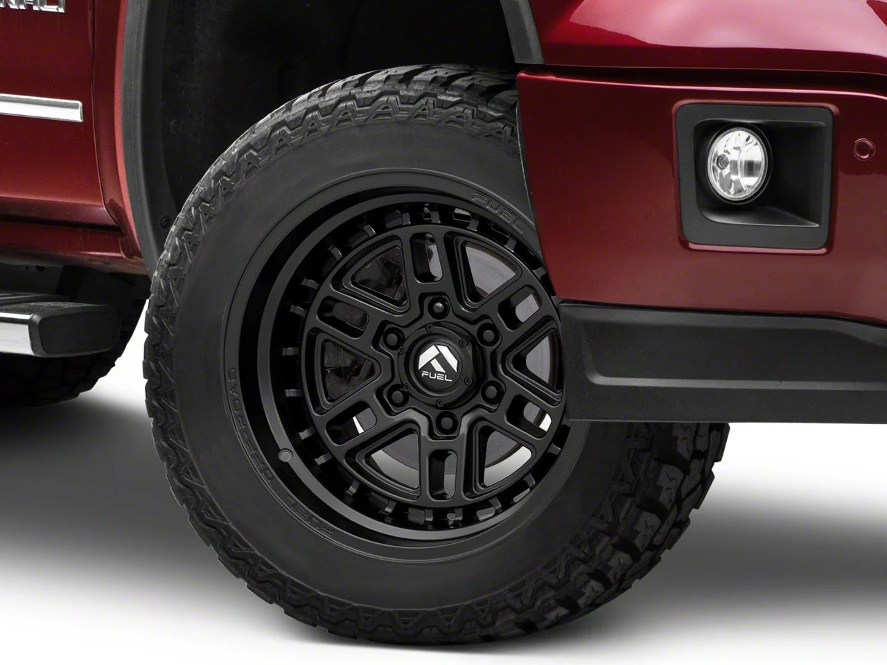 Fuel Wheels Nitro Matte Black 6-Lug Wheel; 20x9; 1mm Offset (14-18 Sierra 1500)