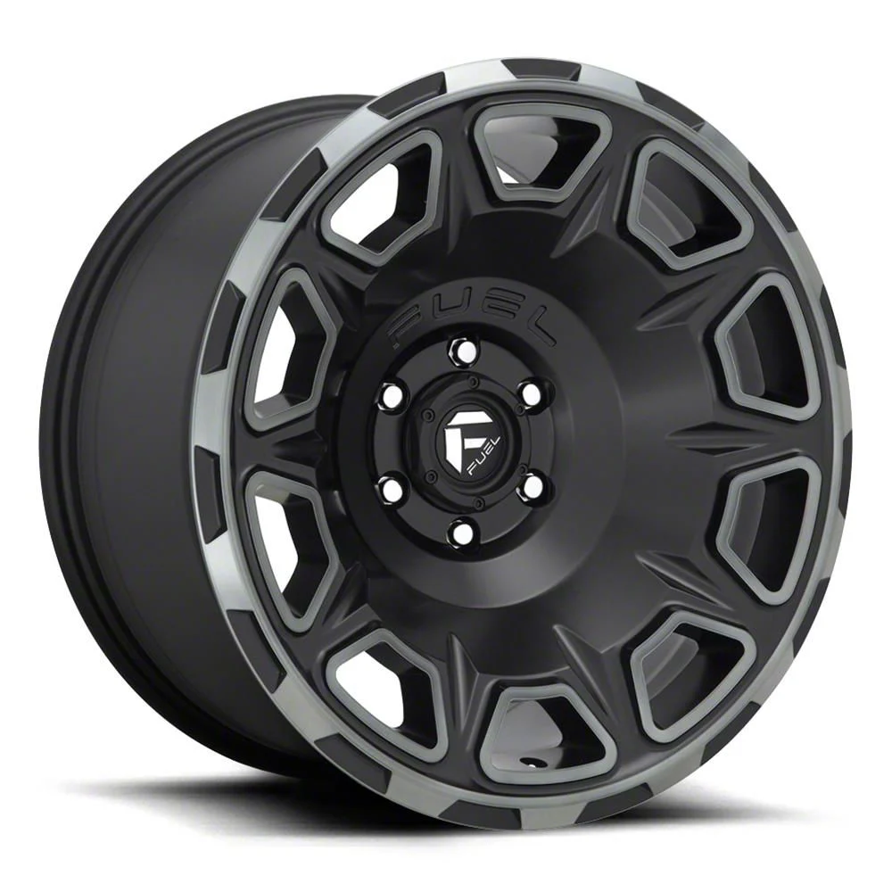 Fuel Wheels Vengeance Matte Black Double Dark Tint 6-Lug Wheel; 20x10; -18mm Offset (14-18 Sierra 1500)