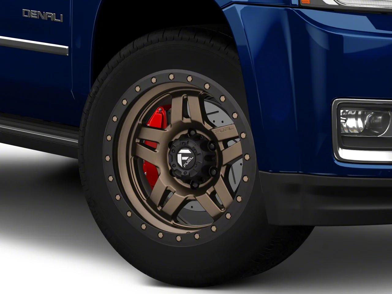 Fuel Wheels Anza Matte Bronze with Black Ring 6-Lug Wheel; 20x9; 1mm Offset (15-20 Yukon)