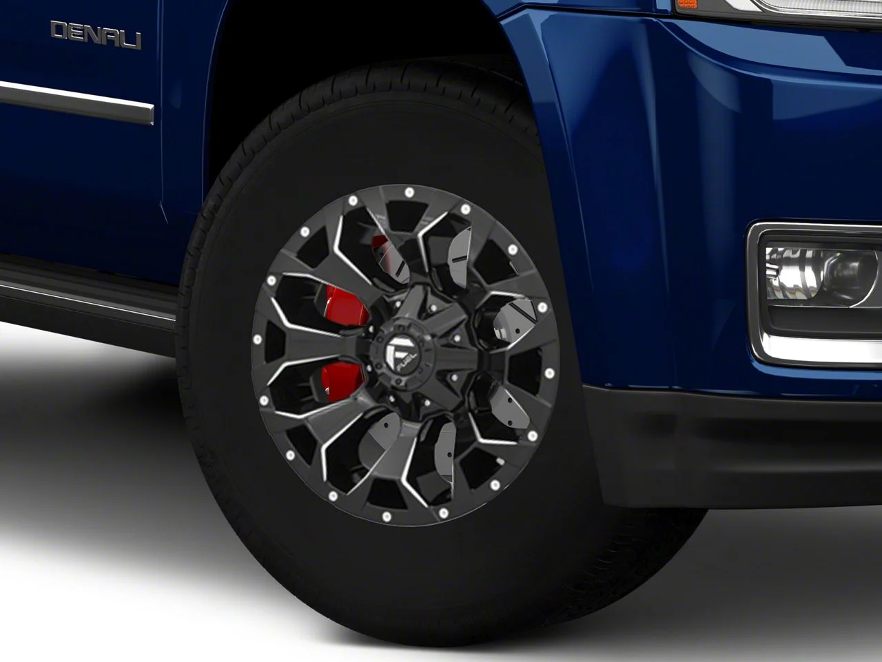Fuel Wheels Assault Gloss Black Milled 6-Lug Wheel; 17x9; -12mm Offset (15-20 Yukon)