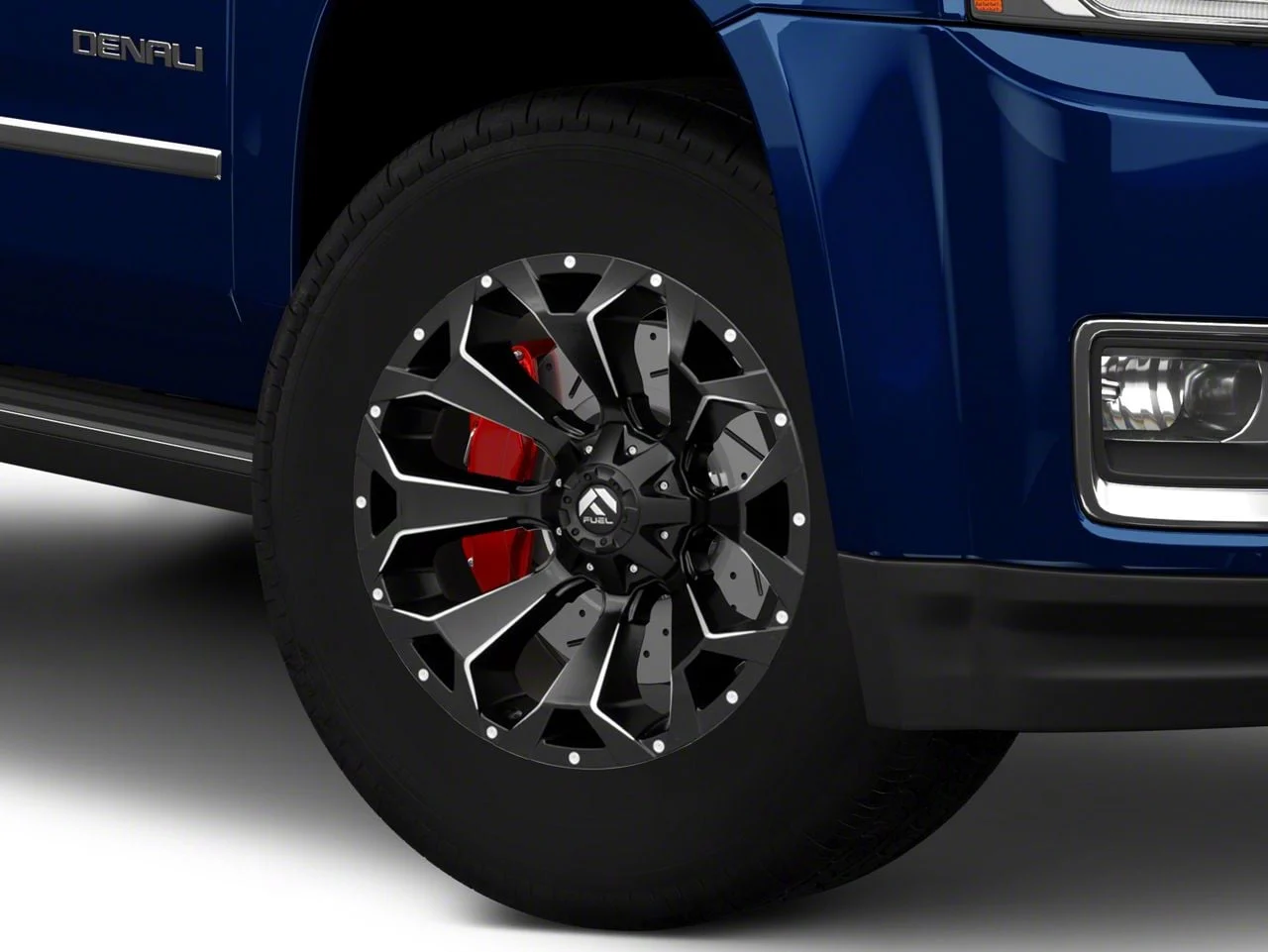 Fuel Wheels Assault Matte Black Milled 6-Lug Wheel; 18x9; -13mm Offset (15-20 Yukon)
