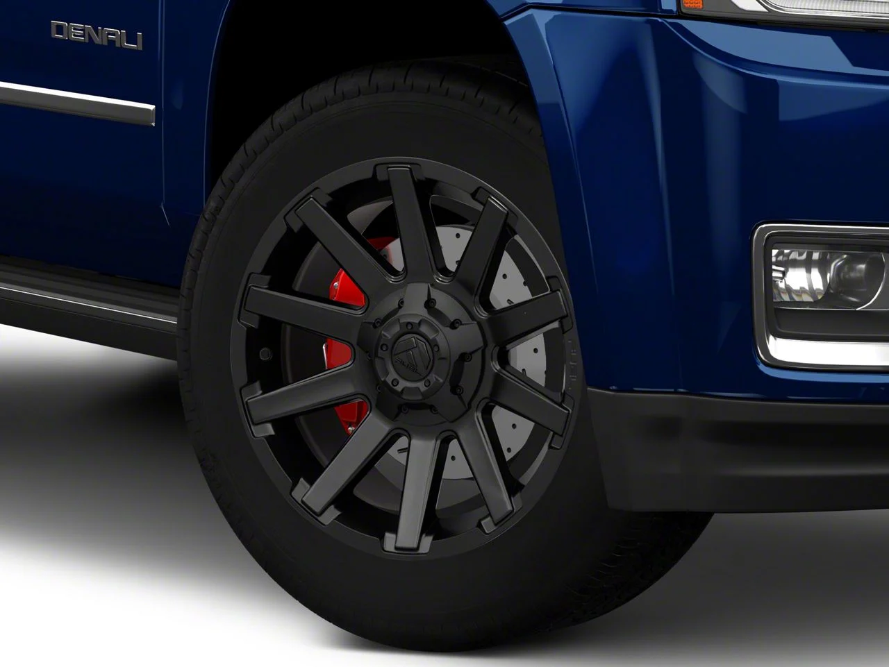 Fuel Wheels Contra Satin Black 6-Lug Wheel; 20x10; -19mm Offset (15-20 Yukon)