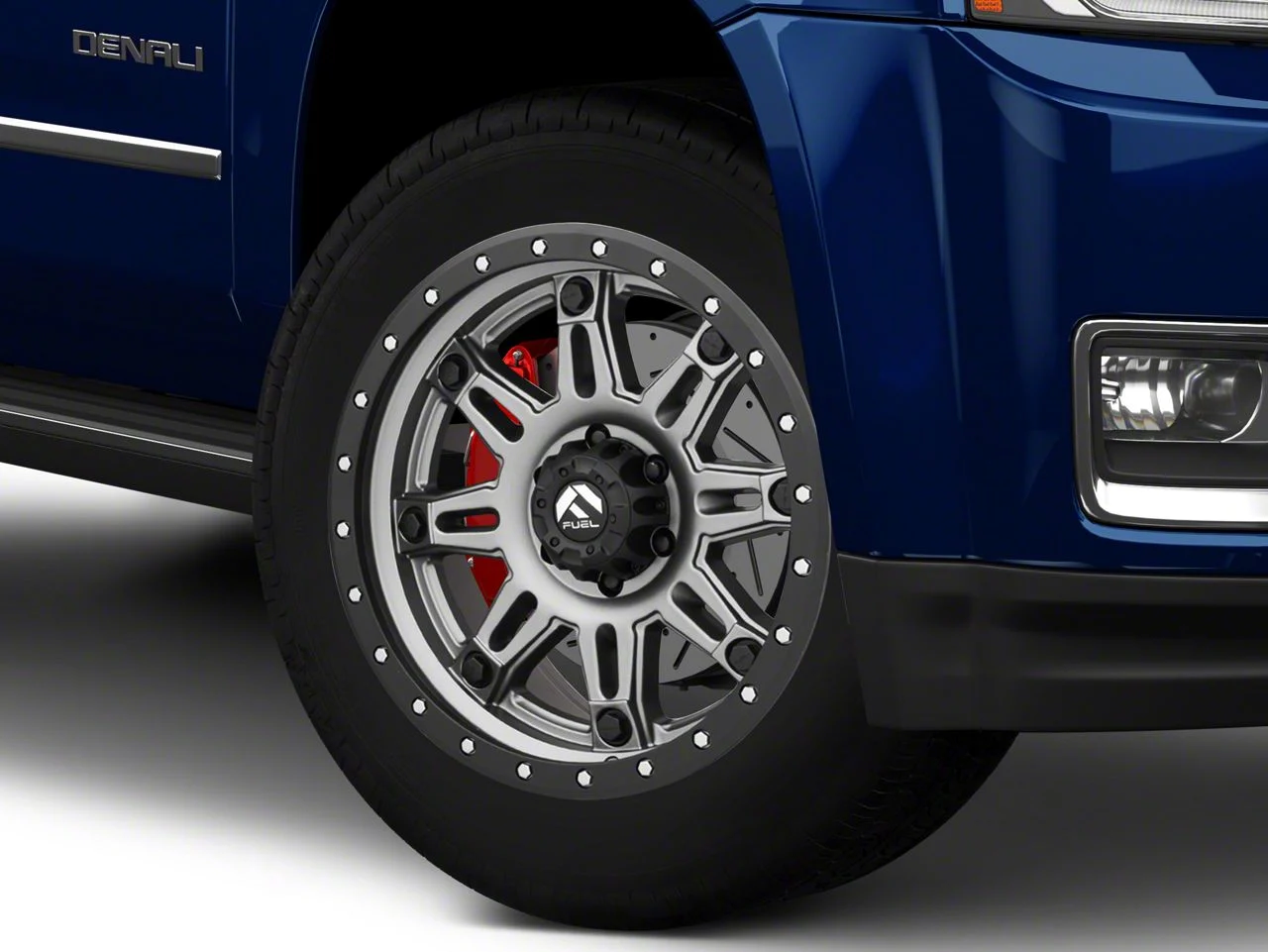 Fuel Wheels Hostage III Anthracite with Black Ring 6-Lug Wheel; 20x9; 1mm Offset (15-20 Yukon)