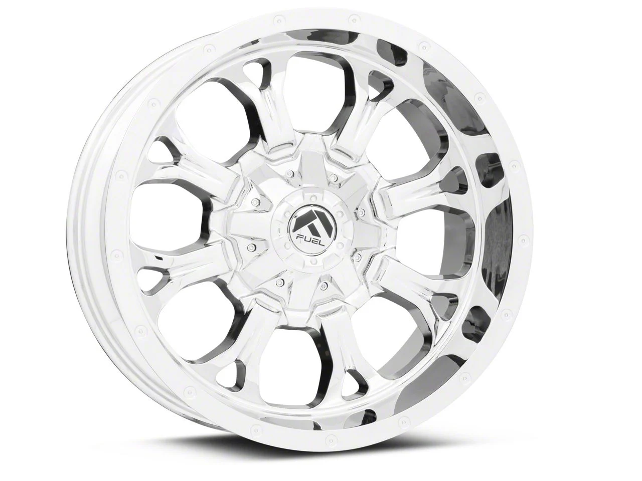 Fuel Wheels Krank Chrome 6-Lug Wheel; 20x10; -12mm Offset (15-20 Yukon)